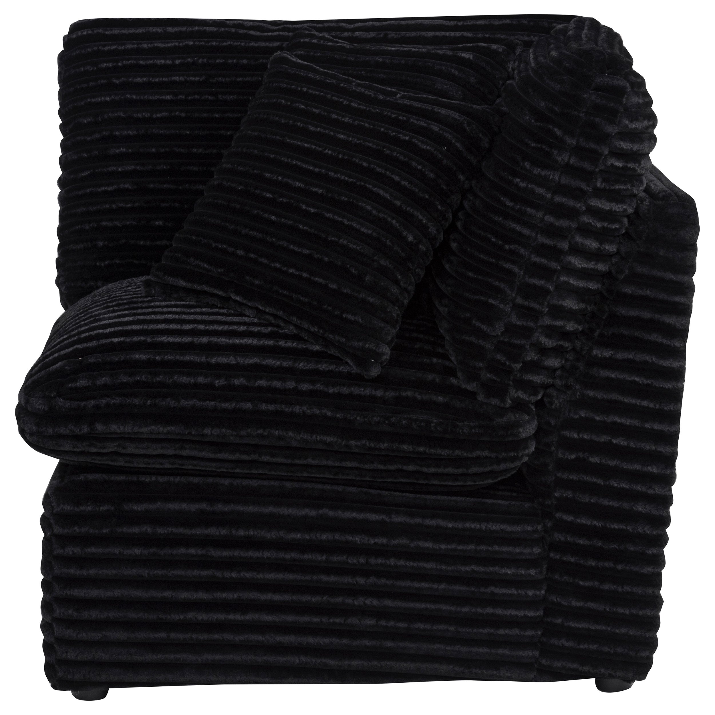 Collins Modular Corner Chair Black
