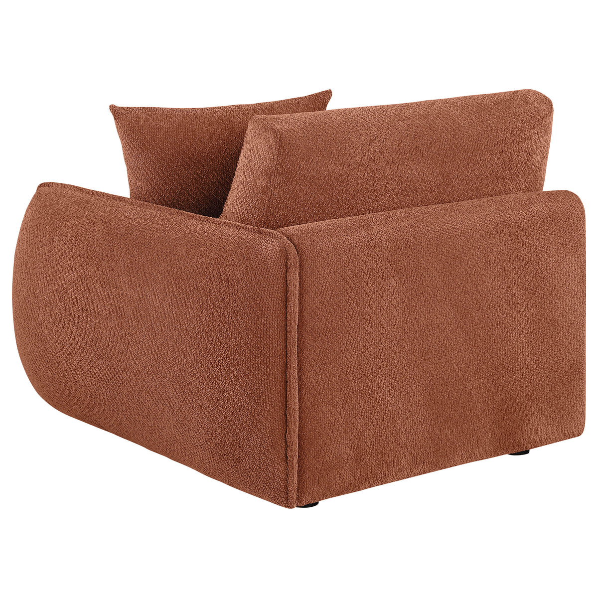 Elysia Fabric Upholstered Modular RAF Chair Coral