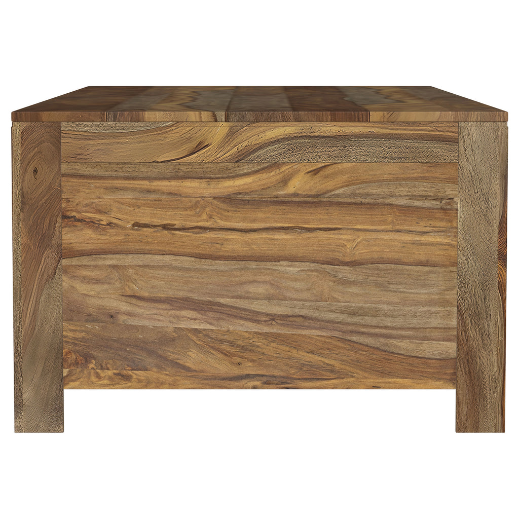 Esther 6-drawer Solid Wood Coffee Table Natural Sheesham
