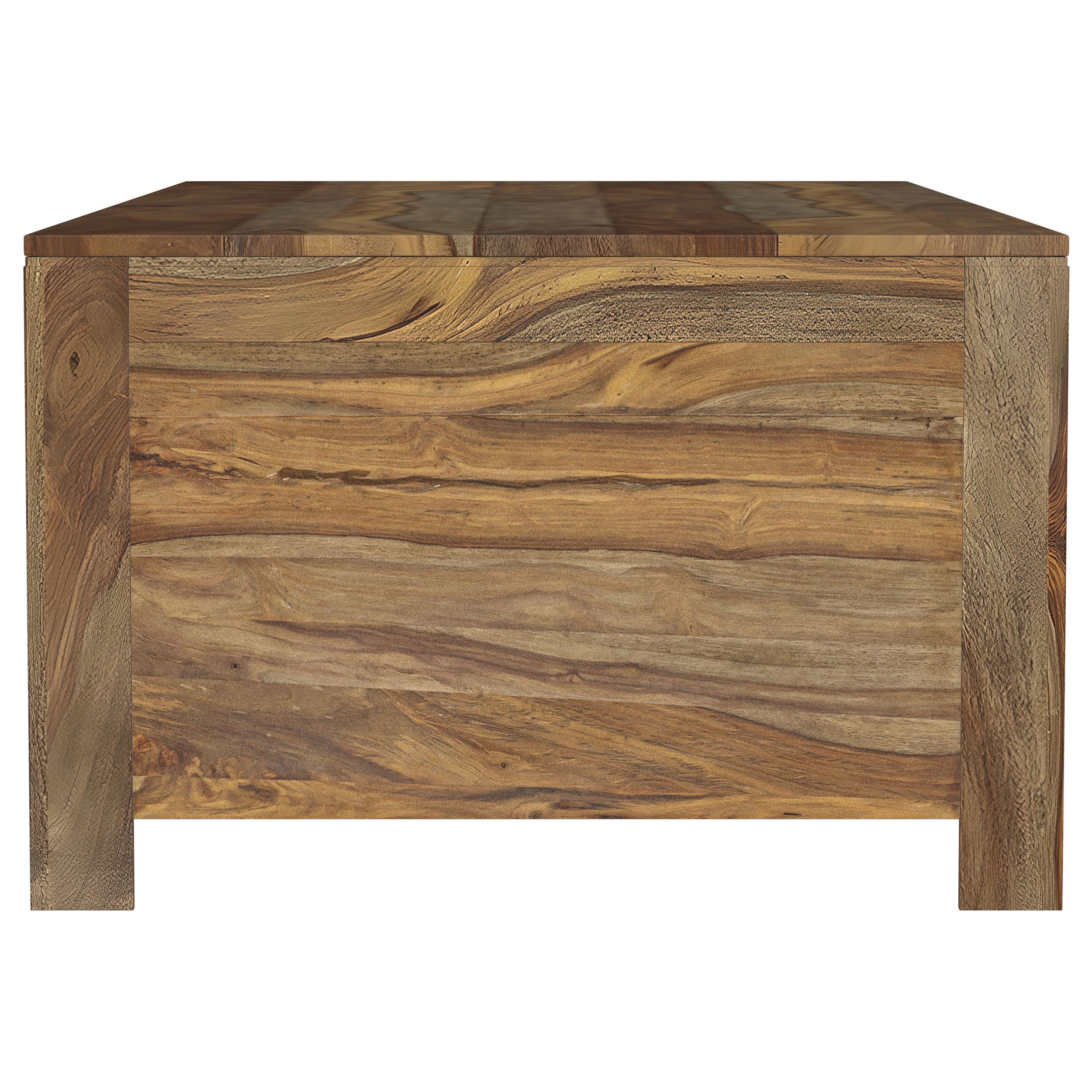 Esther 6-drawer Solid Wood Coffee Table Natural Sheesham