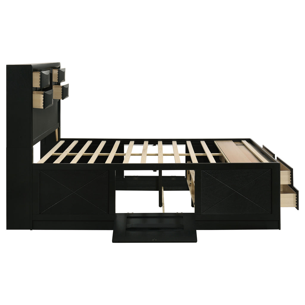 Briana 5-piece Eastern King Bedroom Set Black