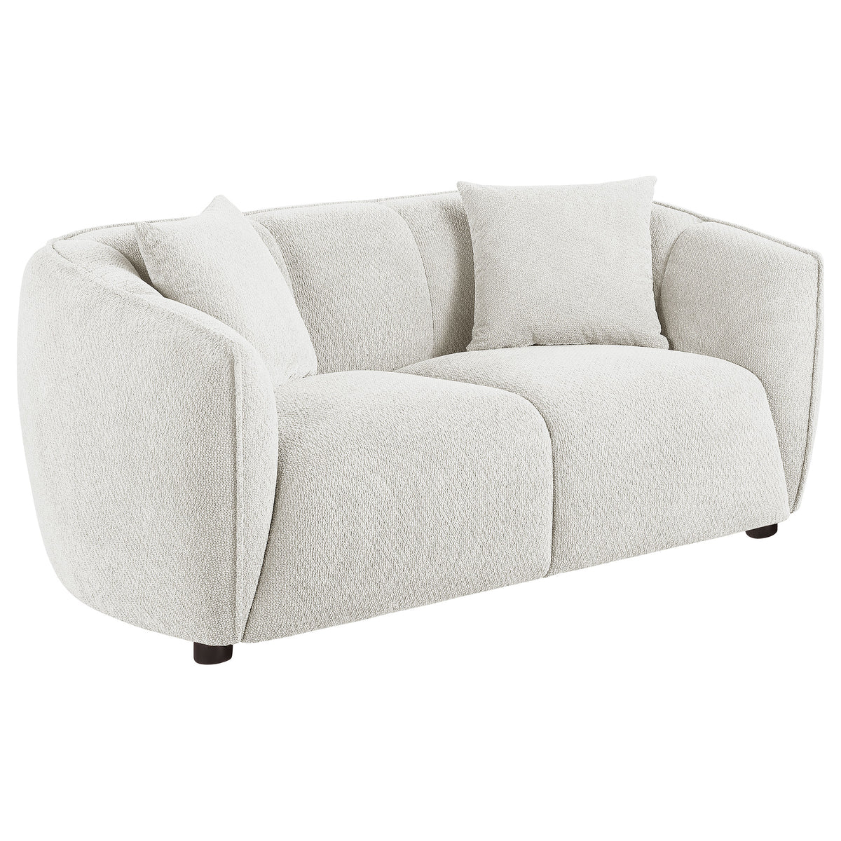 Aleisha 2-piece Fabroc Upholstered Sofa Set Sand