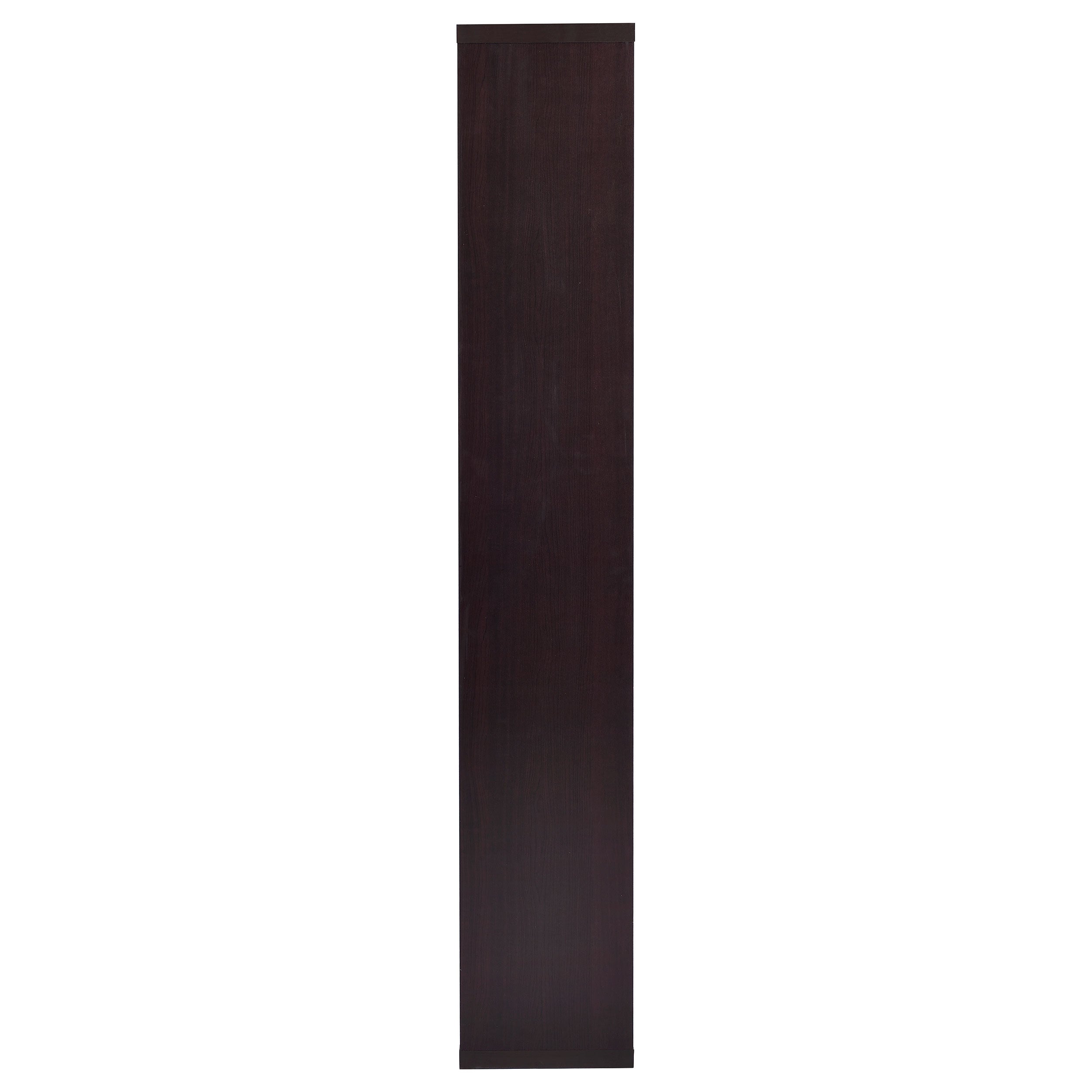 Theo 71-inch 6-shelf Bookshelf Cappuccino