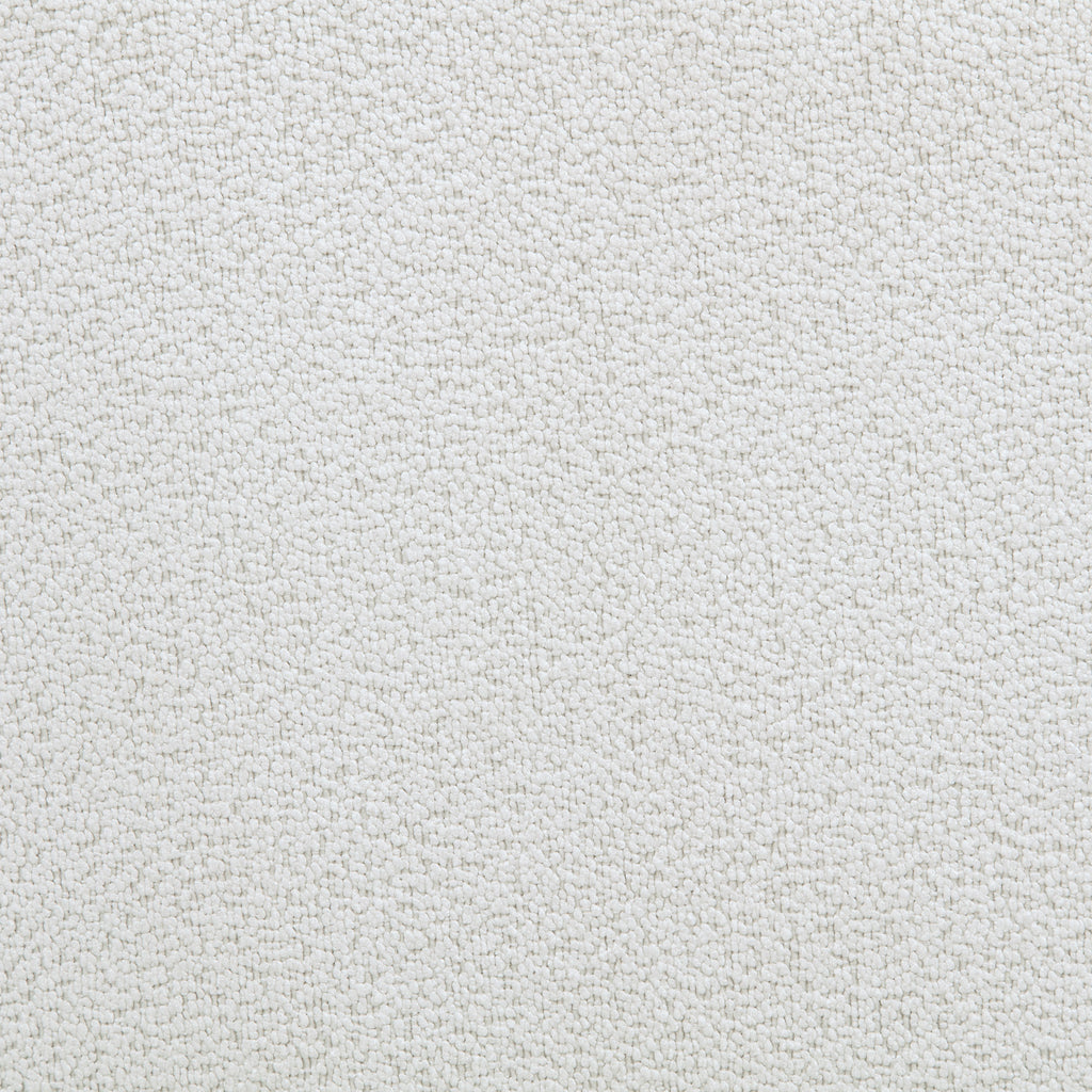 Remuda Boucle Upholstered Round Storage Ottoman Ivory
