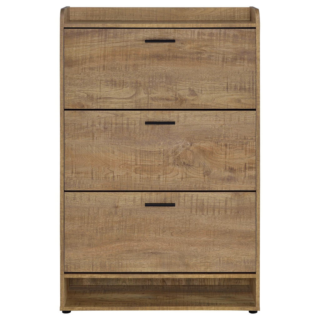 Denia 3-tier Engineered Wood Shoe Cabinet Mango