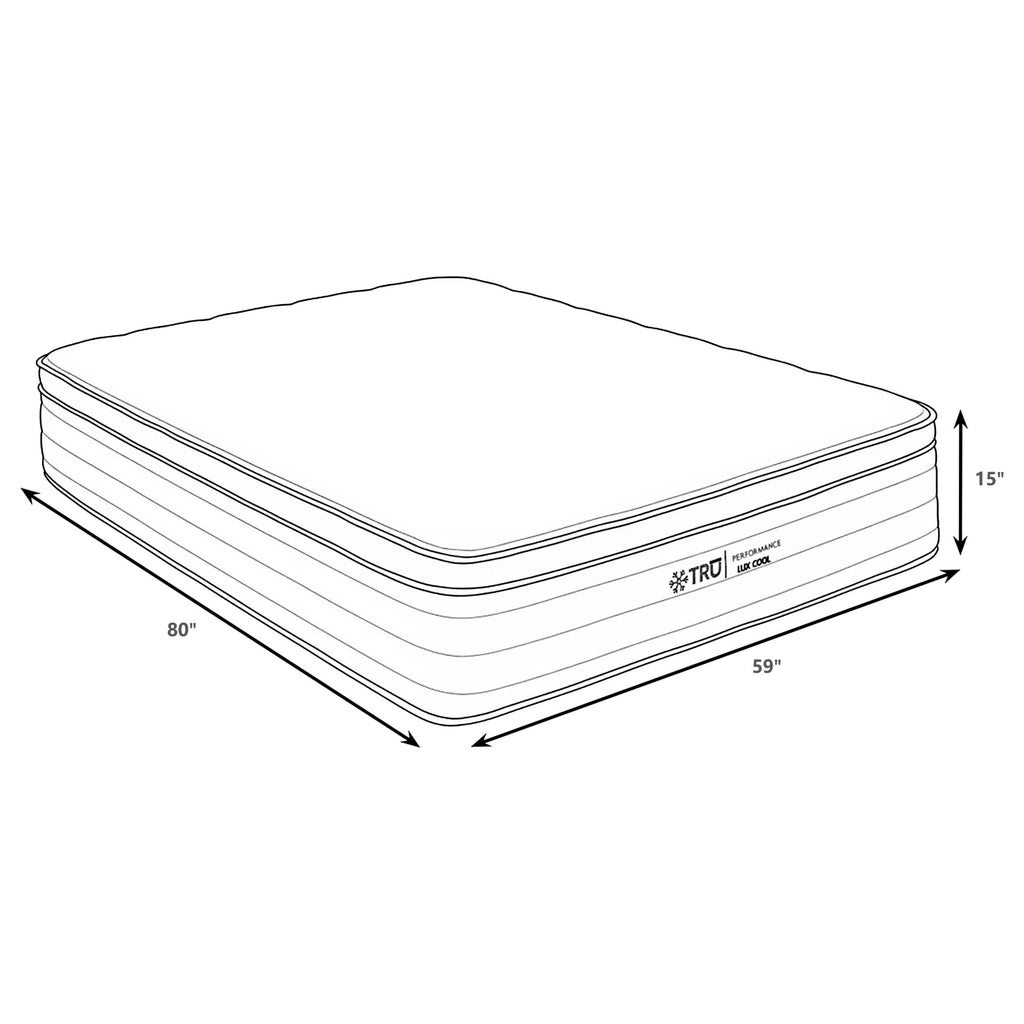 Montlake 15-inch Queen Cool Euro Top Foam Hybrid Mattress