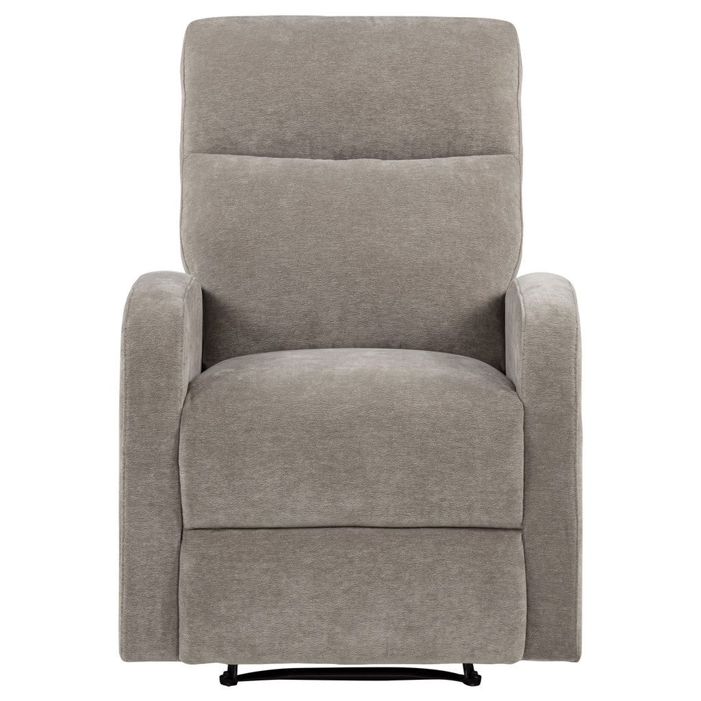 Hamilton Chenille Manual Recliner Sand