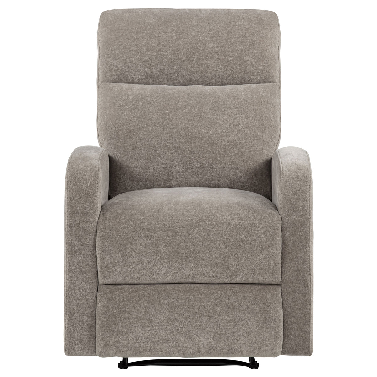 Hamilton Chenille Manual Recliner Sand