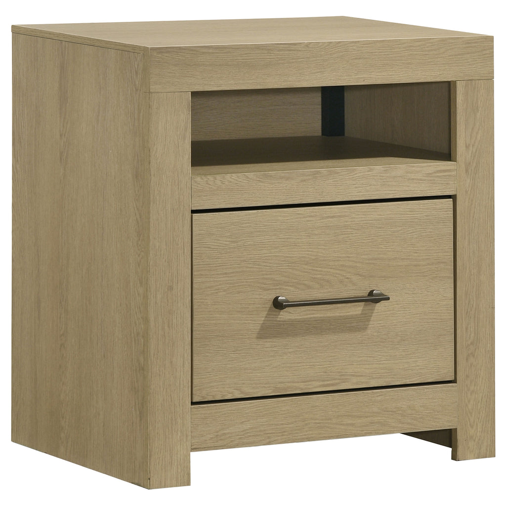 Hendricks 5-piece California King Bedroom Set Light Oak