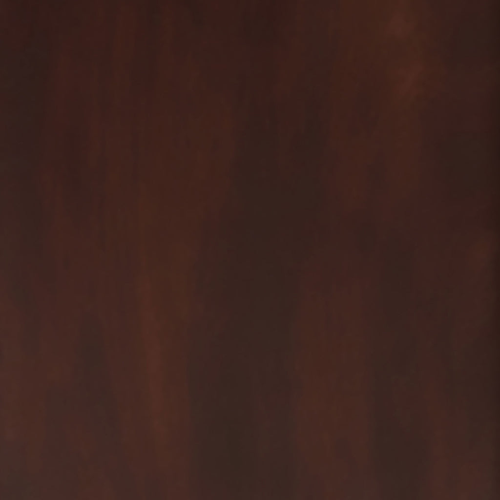 Jenna Round Marble Top Mango Wood Side End Table Brown