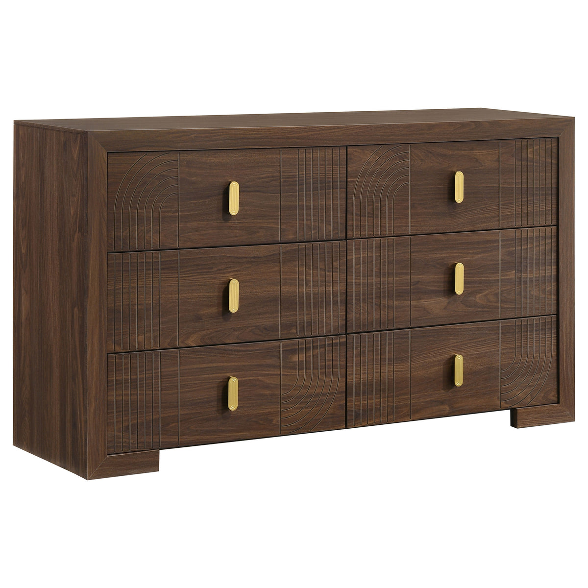 Etienne 5-piece Queen Bedroom Set Walnut