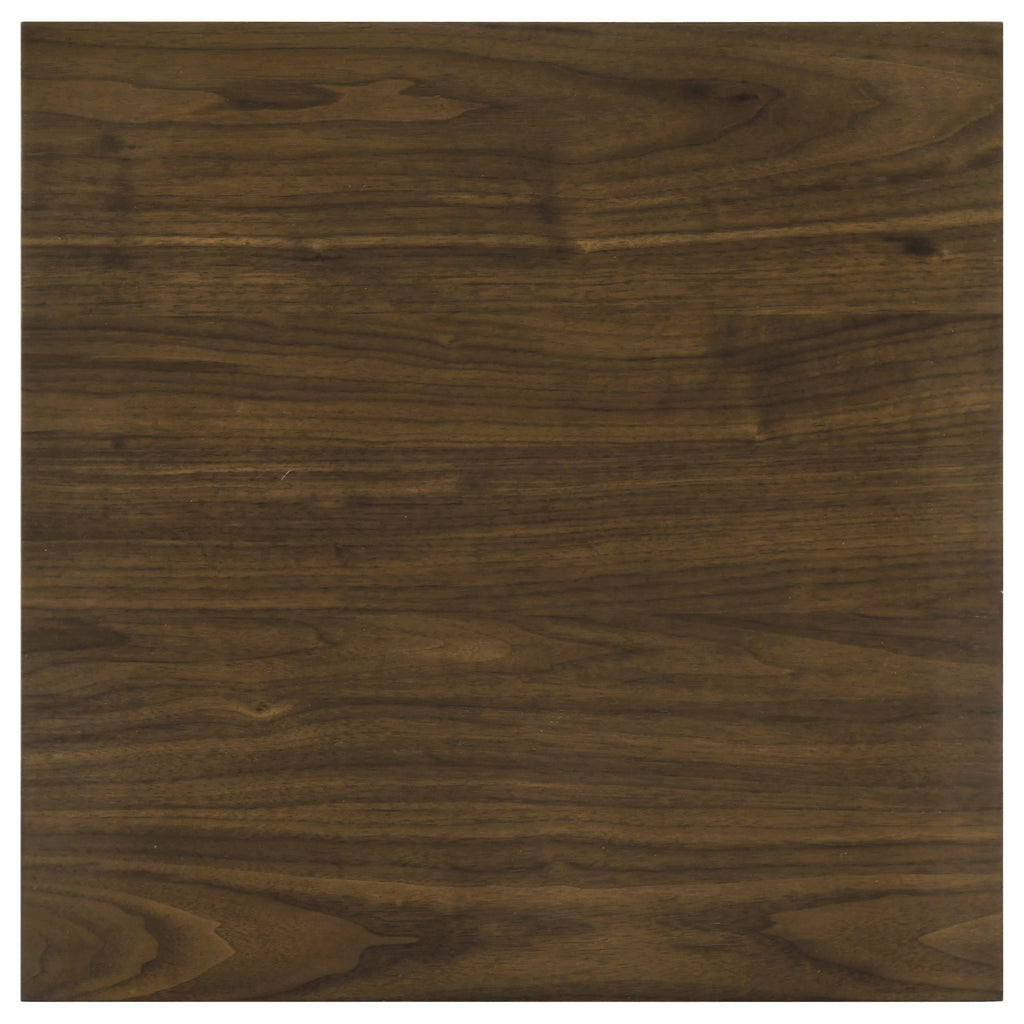 Decker Square Occasional Side End Table Walnut