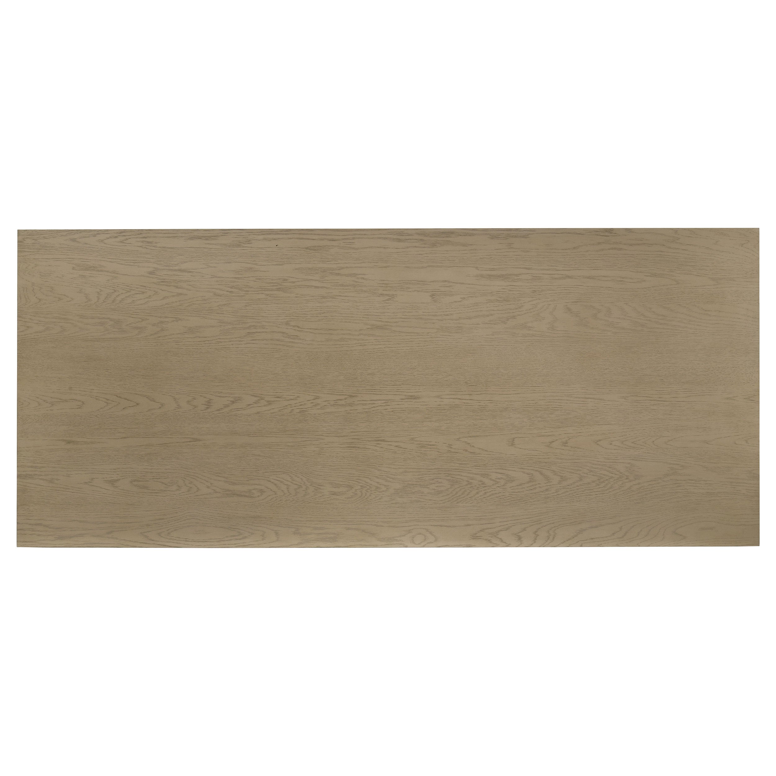 Decker 7-piece 82-inch Rectangular Dining Set Black and Natural Oak