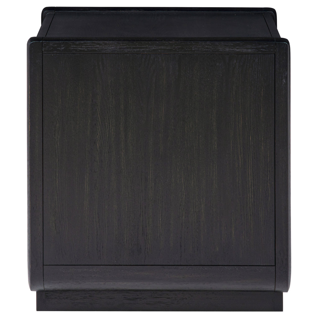Leandro 1-drawer Wood Occasional Side End Table Burnished Black