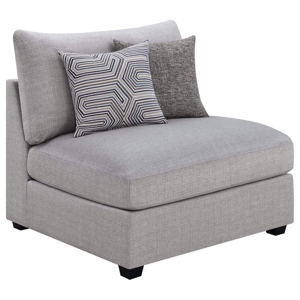 Cambria 6-piece Upholstered Modular Sectional Sofa Grey