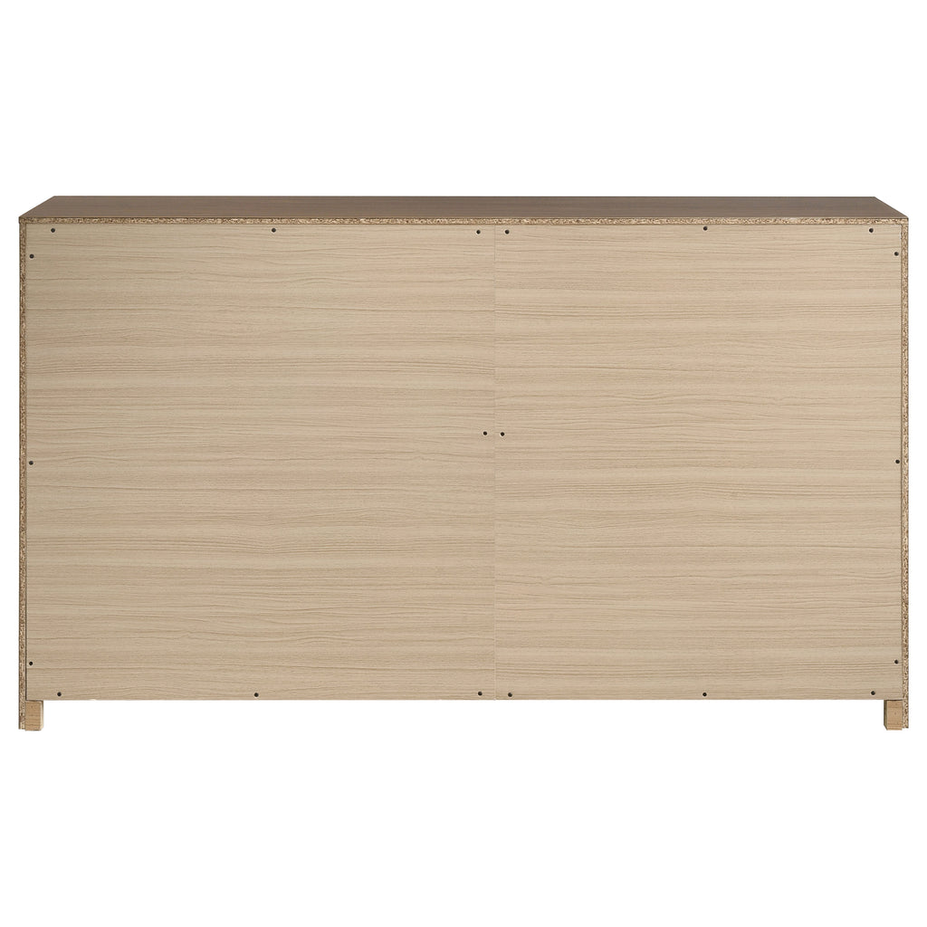 Etienne 6-drawer Bedroom Dresser Walnut