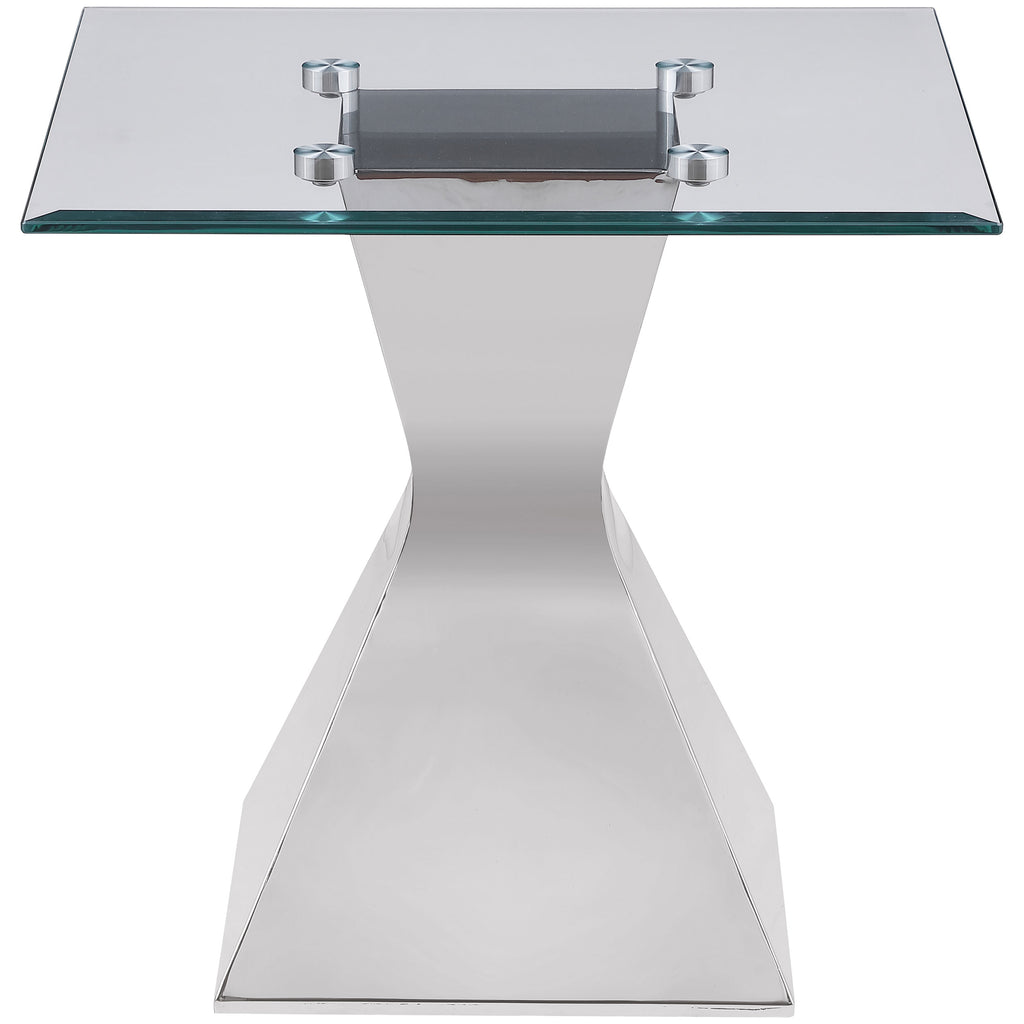 Jenny 3-piece Rectangular Coffee and End Table Set Chrome