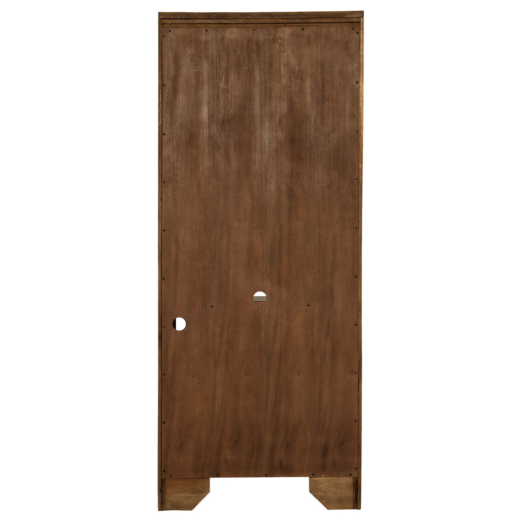 Hartshill 78-inch 5-shelf Bookcase Burnished Oak