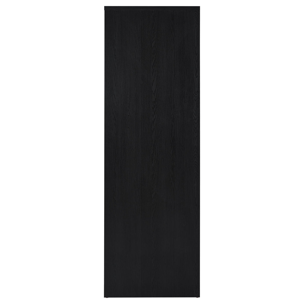 Cerda 3-door Bedroom Wardrobe Storage Cabinet Armoire Black