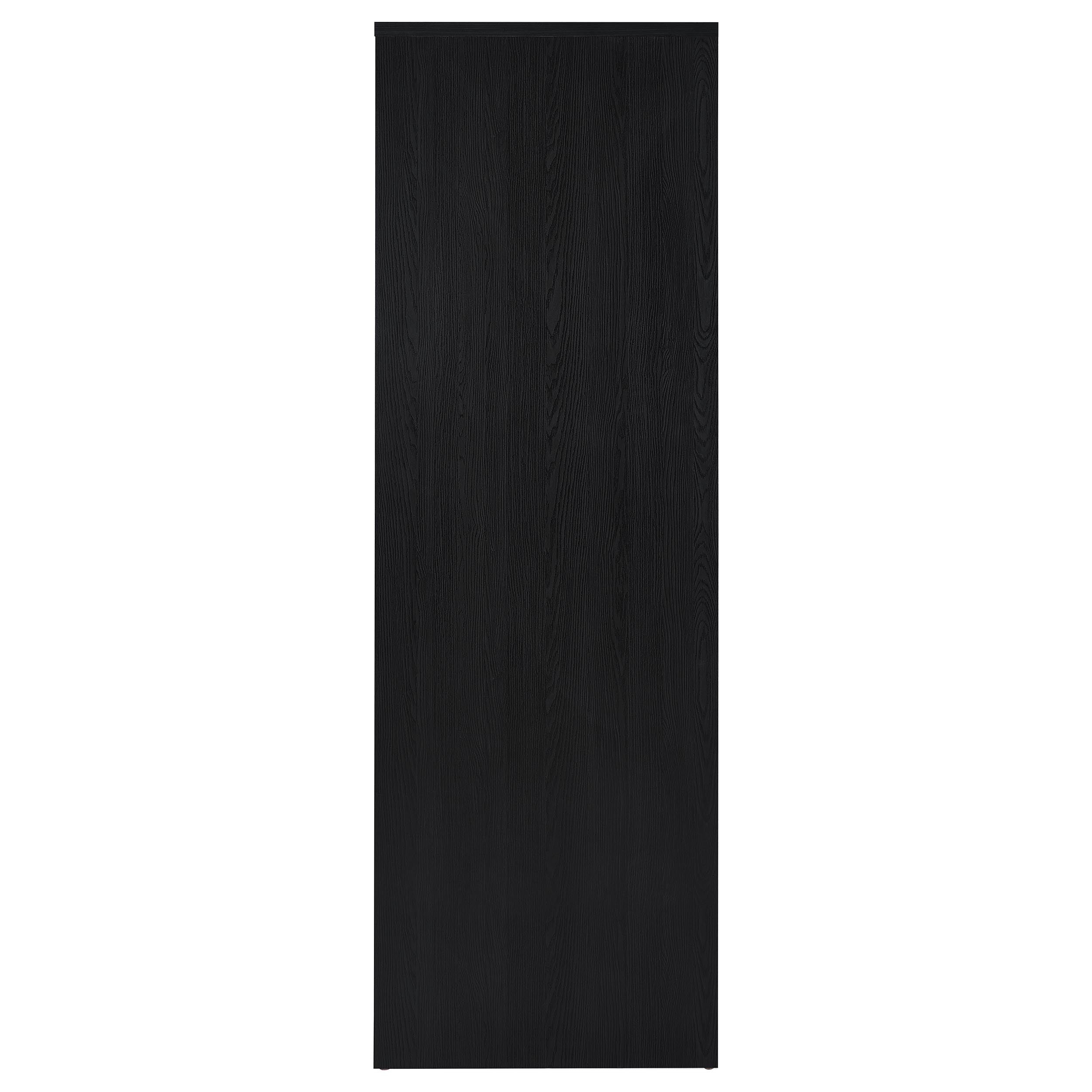 Cerda 3-door Bedroom Wardrobe Storage Cabinet Armoire Black