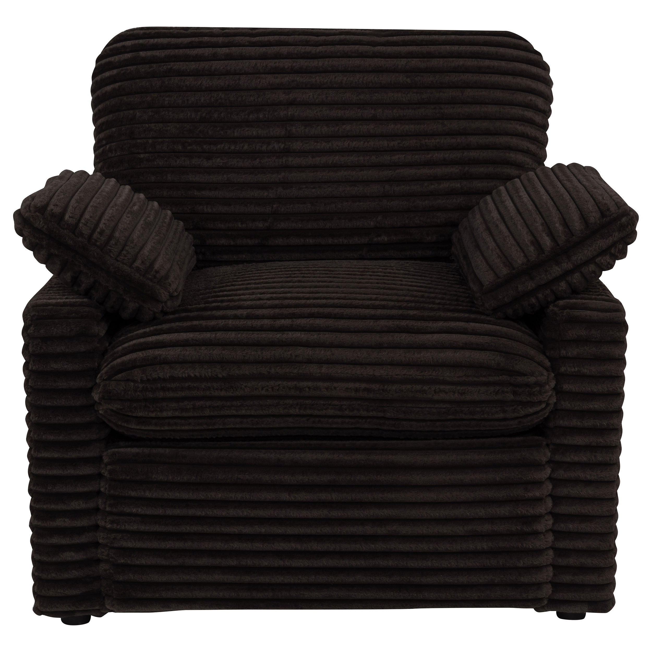 Collins Upholstered Power Recliner Chair Chocolate Brown