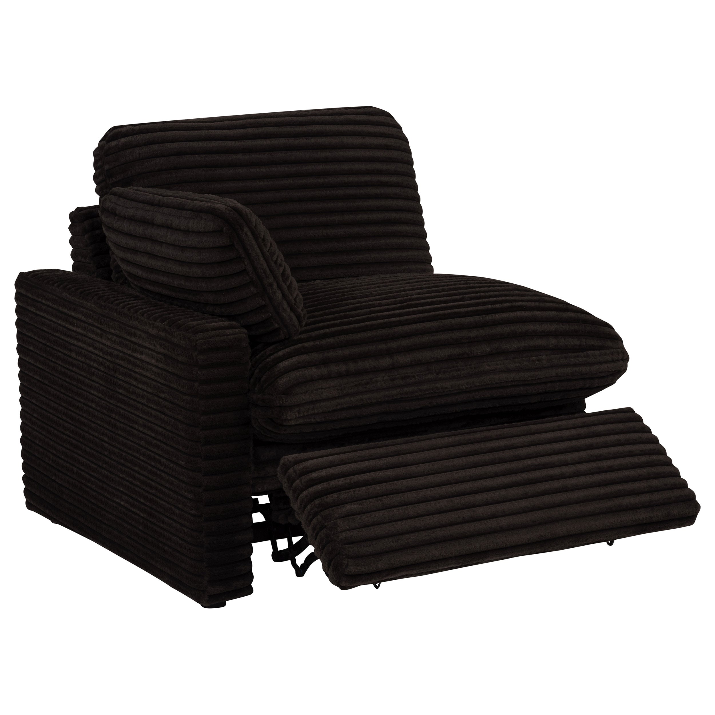 Collins Modular Power Loveseat Chocolate Brown