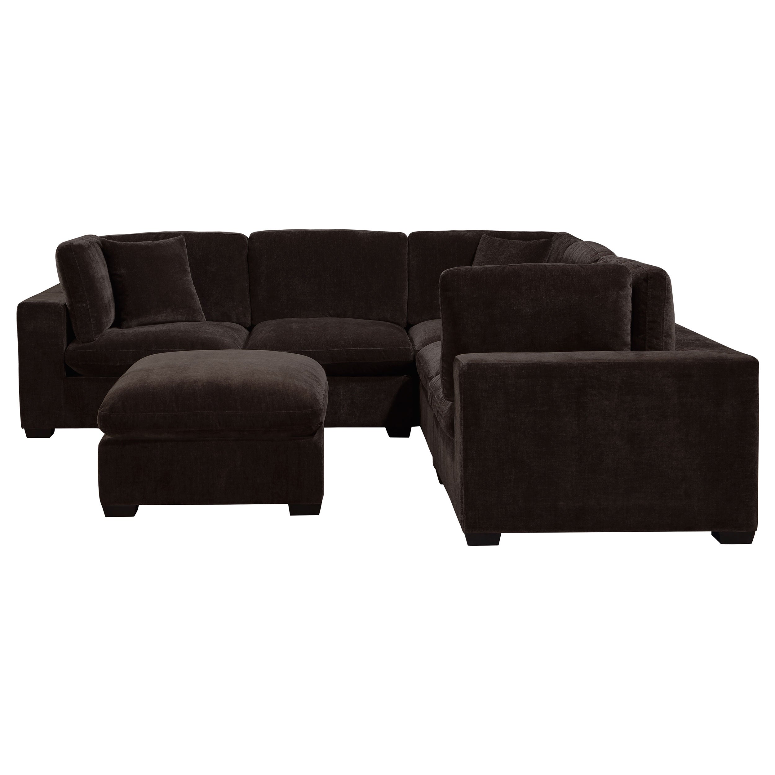 Cloud Lux 4-Piece Upholstered Modular Sectional Sofa
