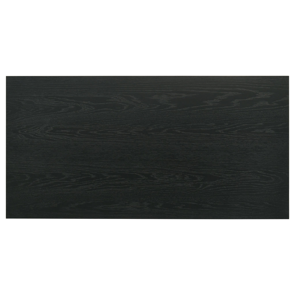 Decker 47-Inch Rectangular Cocktail Coffee Table Black