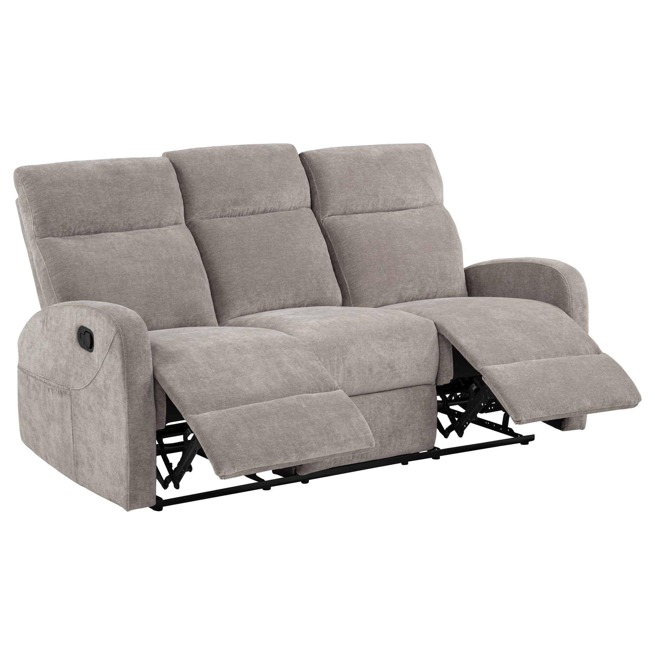 Hamilton 2-piece Chenille Manual Reclining Sofa Set Sand