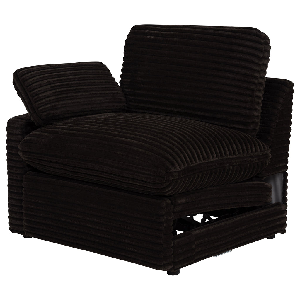 Collins Modular LAF Power Recliner Chocolate Brown