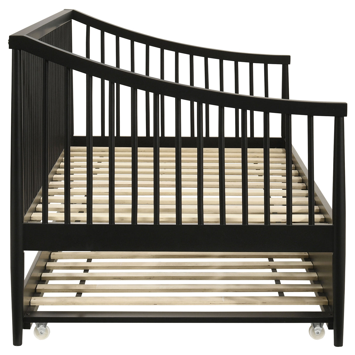Delgado Windsor Twin Wood Daybed with Trundle Black