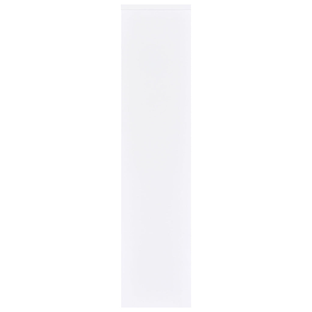 Laughlin 4-shelf Engineered Wood Media Tower White