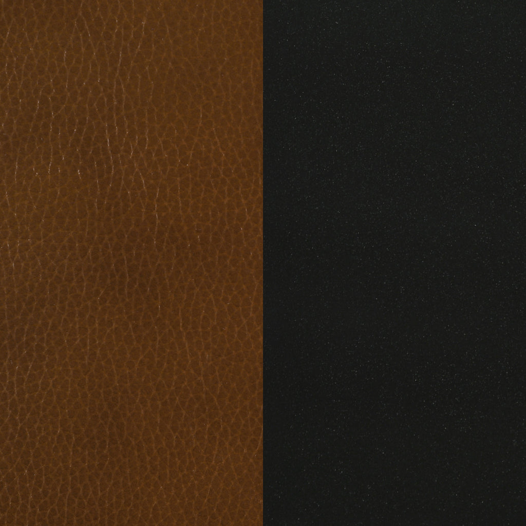 Vardon Genuine Leather Bar Stool Dark Brown (Set of 2)