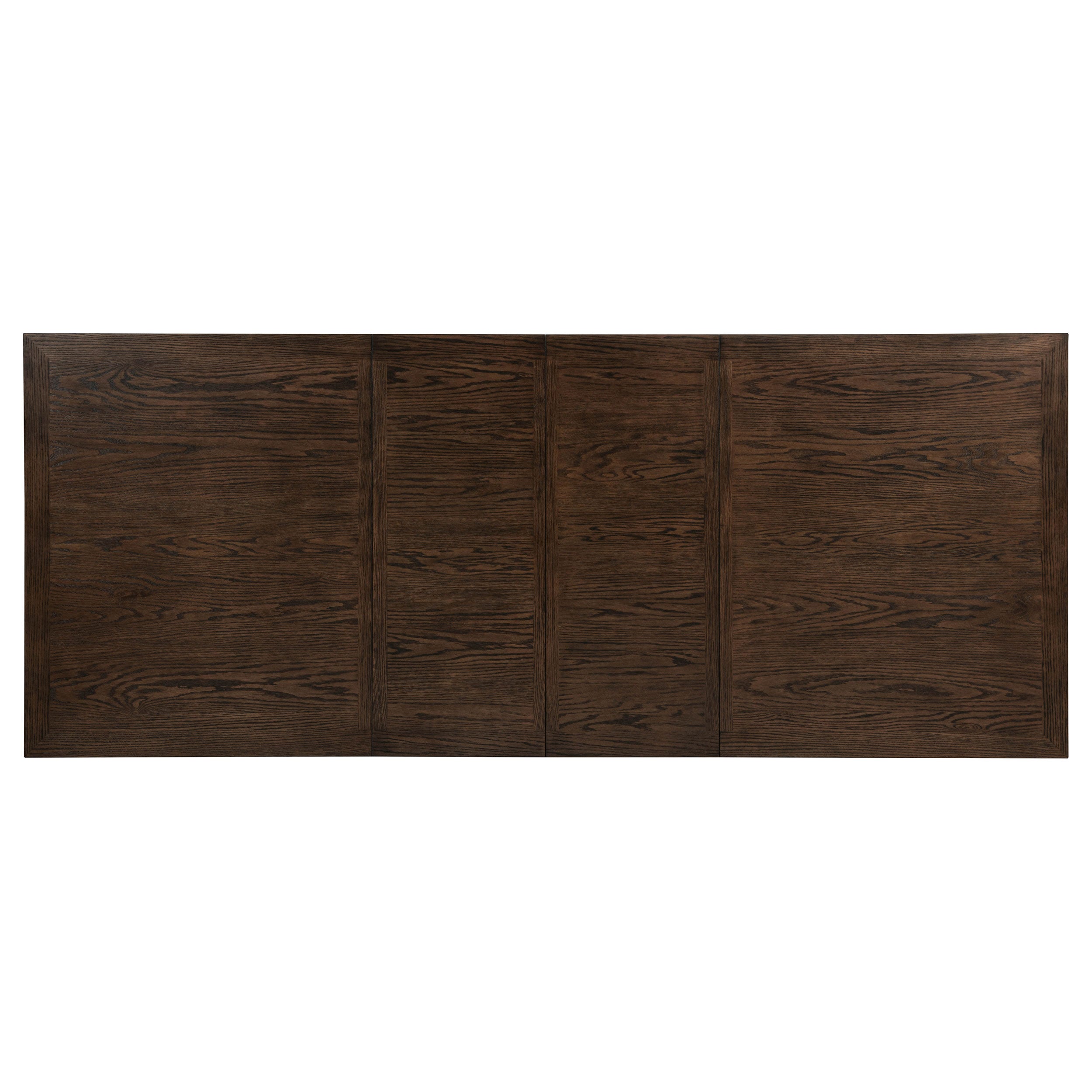 Ridgewell 7-piece Rectangular Trestle Dining Set Dark Oak