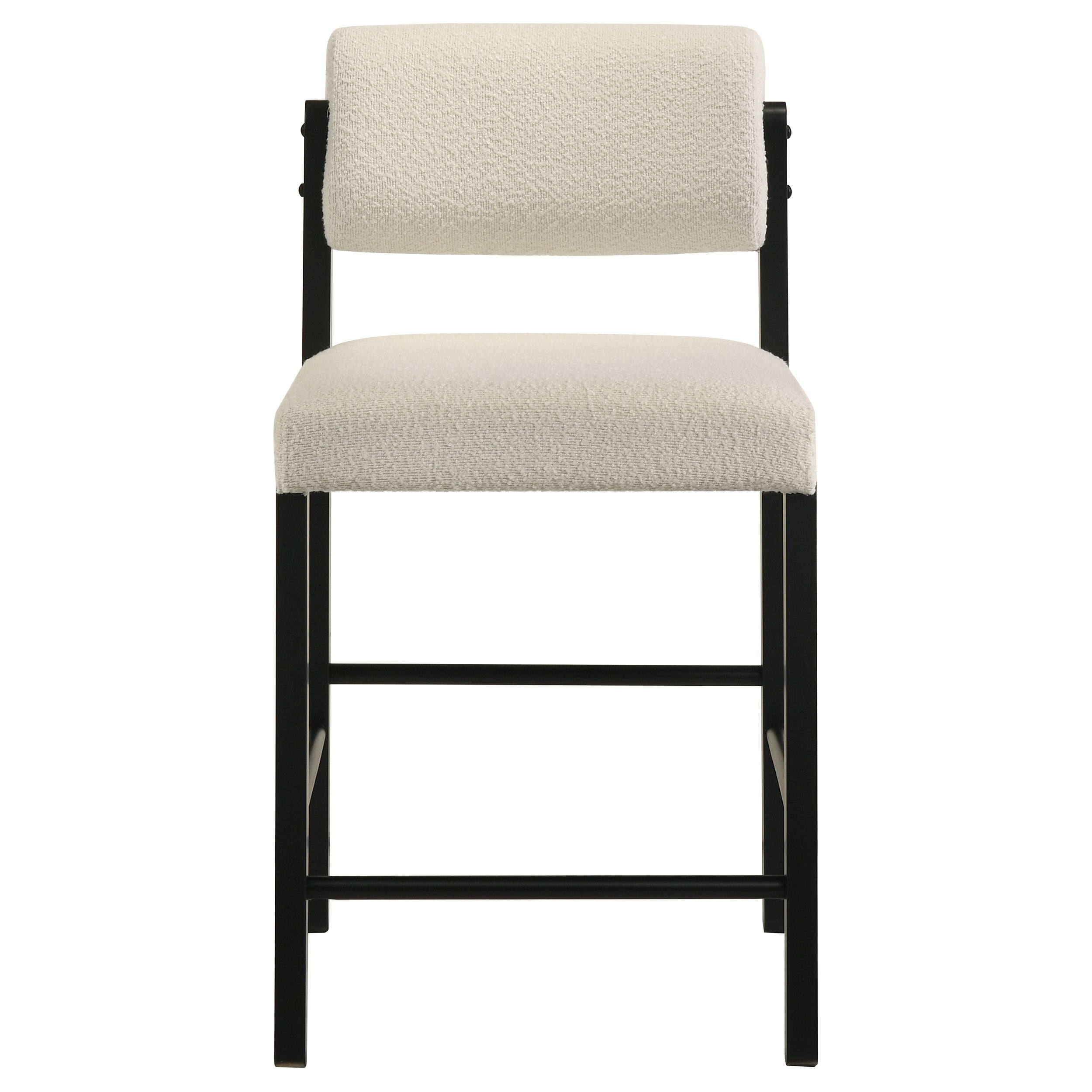 Hamlyn 5-piece Round Wood Counter Height Dining Set Cream and Black