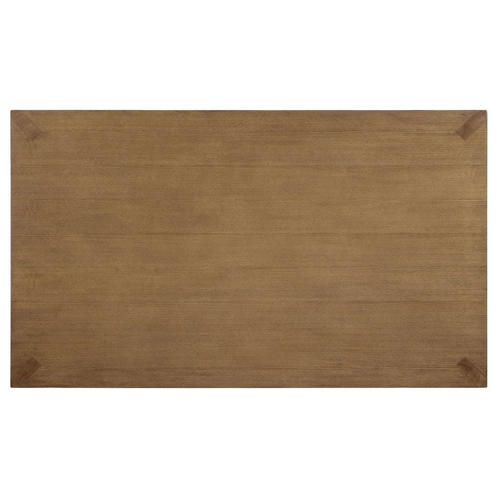 Bruner 7-piece 72-inch Rectangular Dining Set Natural Brown