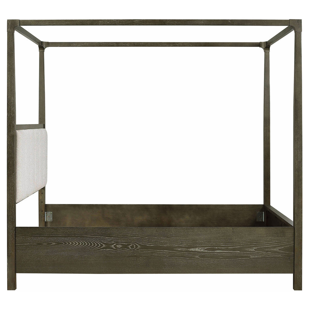 Gran Park Queen Canopy Bed Dark Cocoa