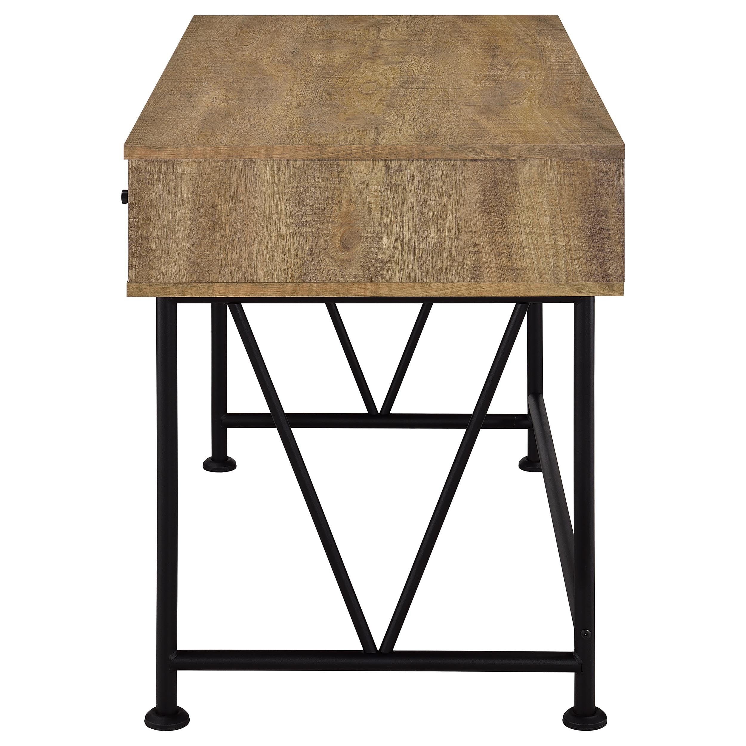 Analiese 47-inch 3-drawer Writing Desk Mango