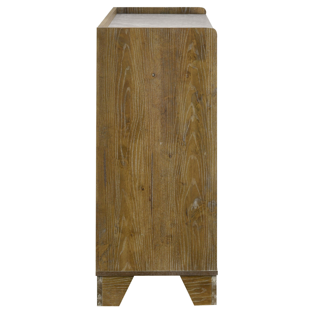 Henderson 6-drawer Bedroom Dresser Cabinet Medium Oak