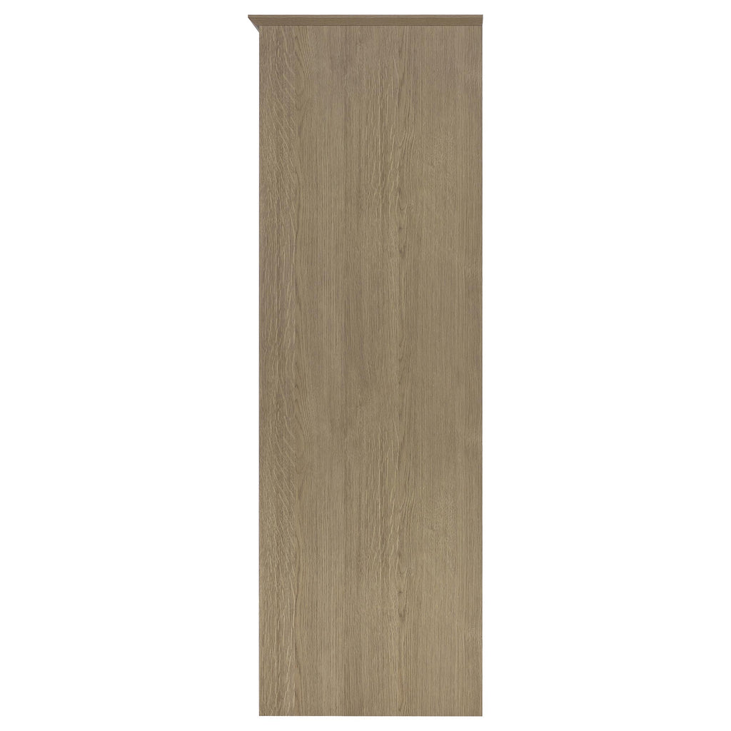 Cassara 2-door Bedroom Wardrobe Storage Cabinet Armoire Latte