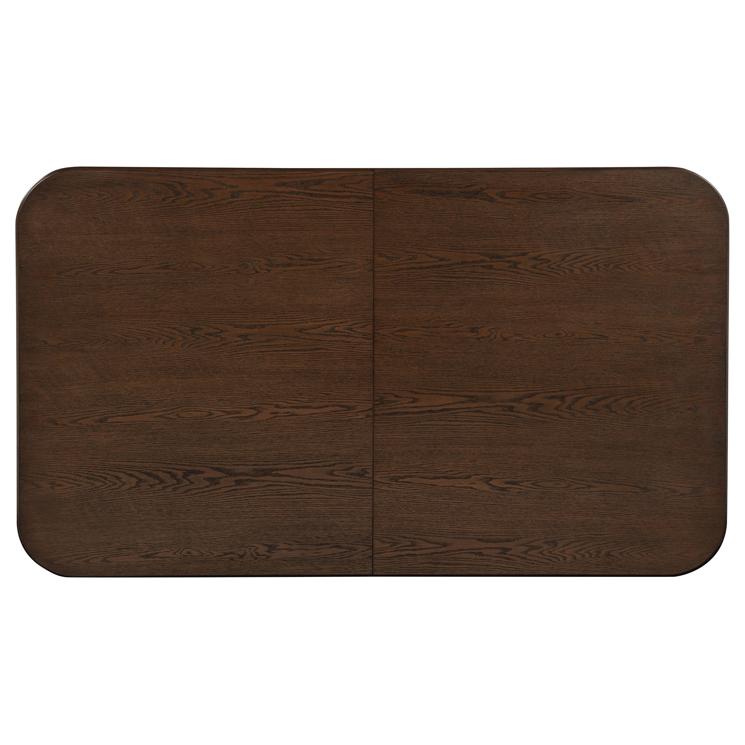 Faulkner 84-inch Extension Wood Dining Table Brown Oak