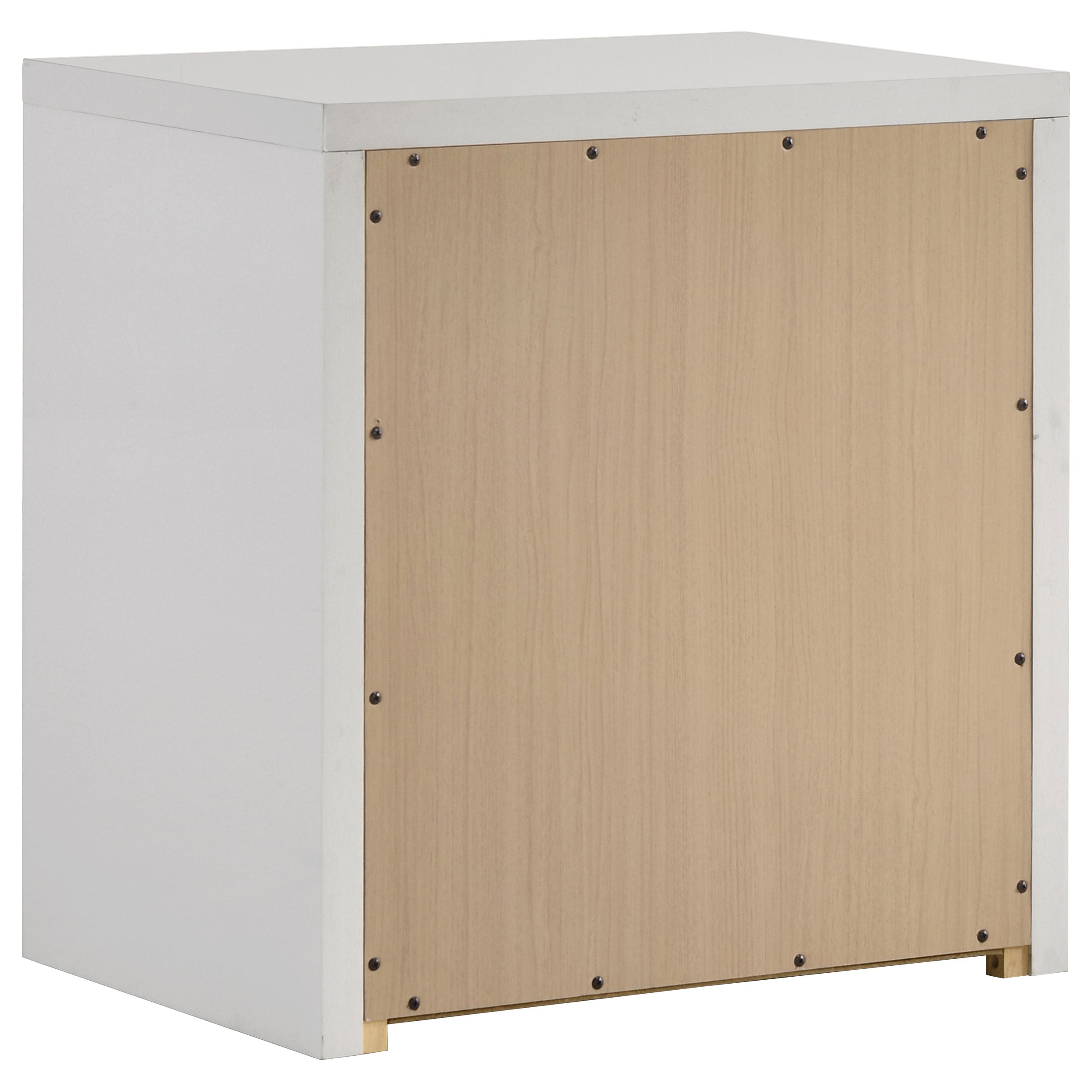 Viana 4-Piece Touch-Control LED Eastern King Bedroom Set White High Gloss