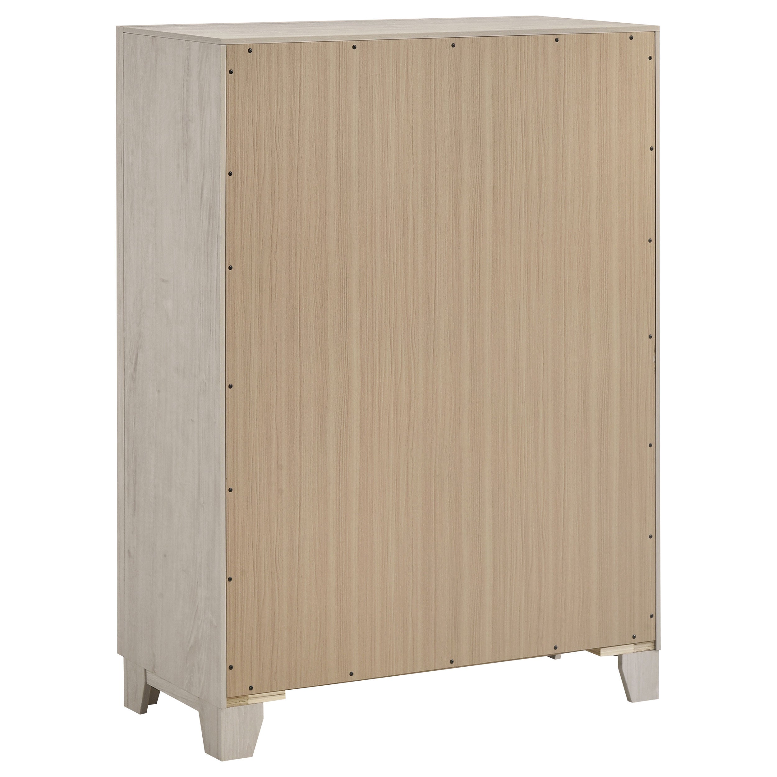 Farre 5-drawer Chest of Drawers Washed Grey