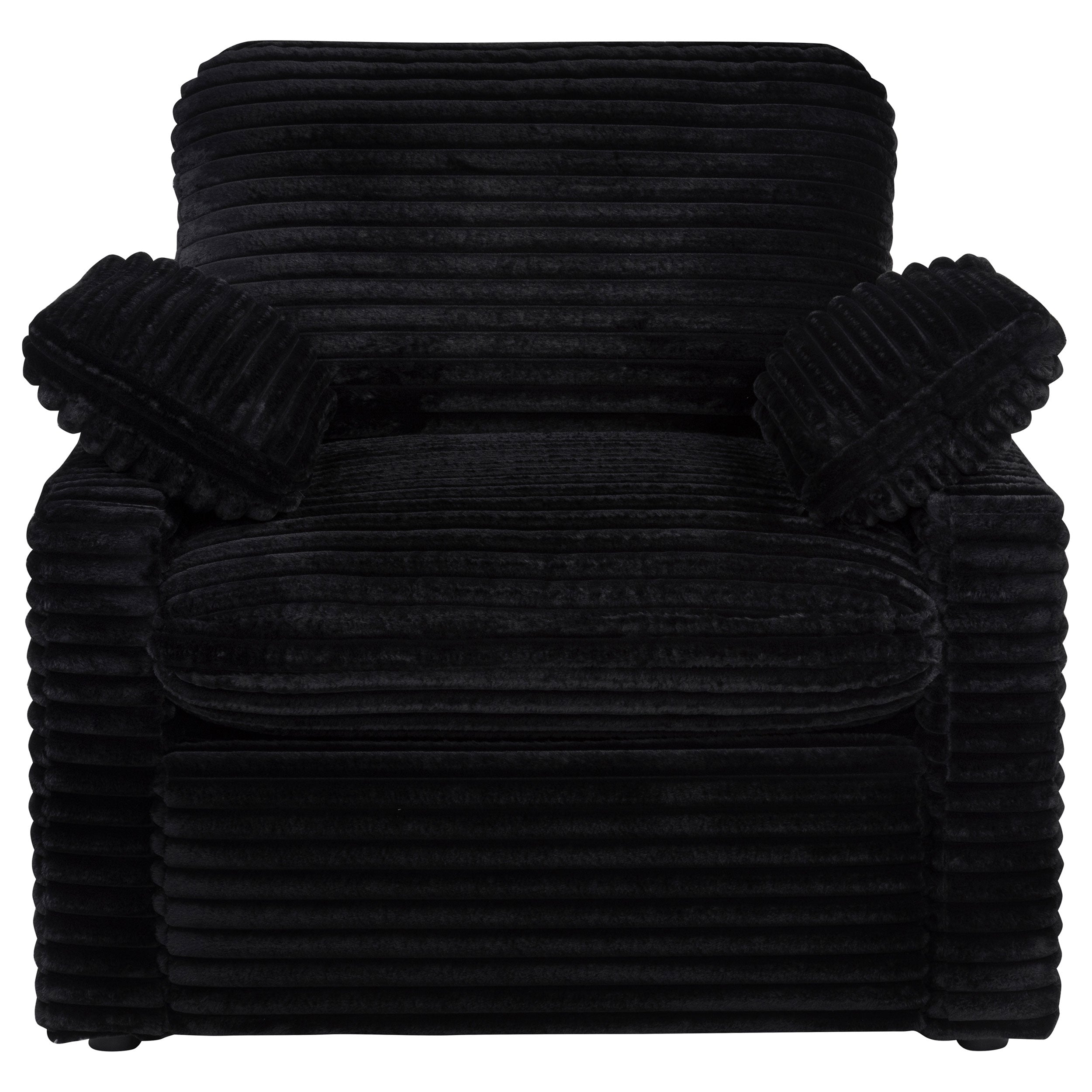 Collins Upholstered Power Recliner Chair Black