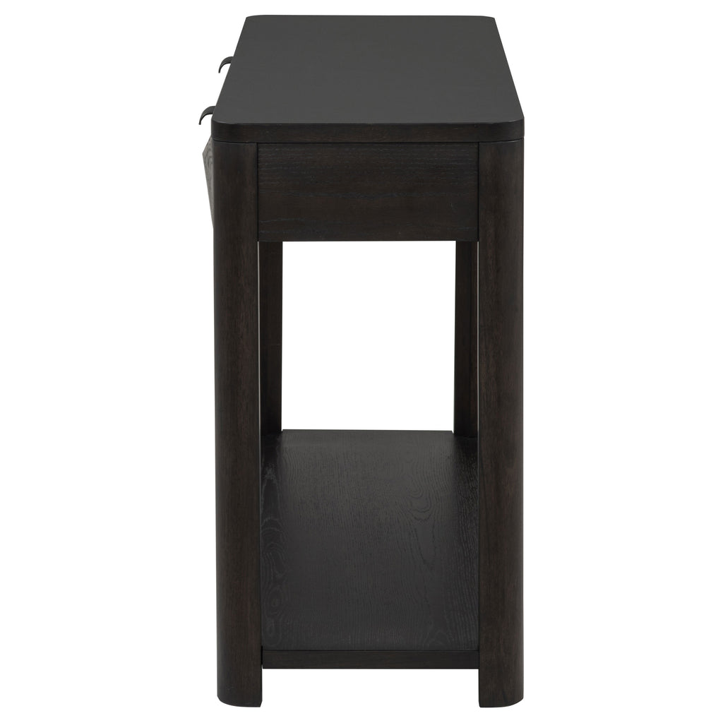 Marcelo Sofa Console Table with 2 Drawers and Shelf Coffee