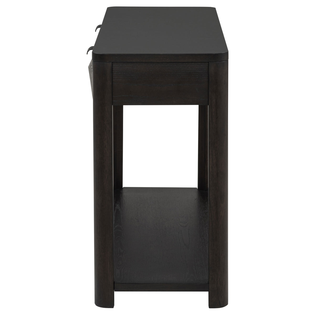 Marcelo Sofa Console Table with 2 Drawers and Shelf Coffee