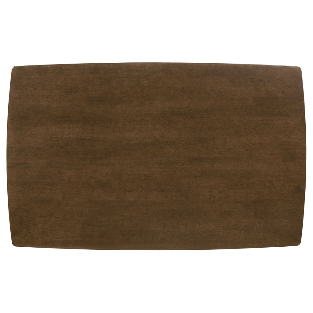 Kersey 5-piece Rectangular Dining Table Set Chestnut