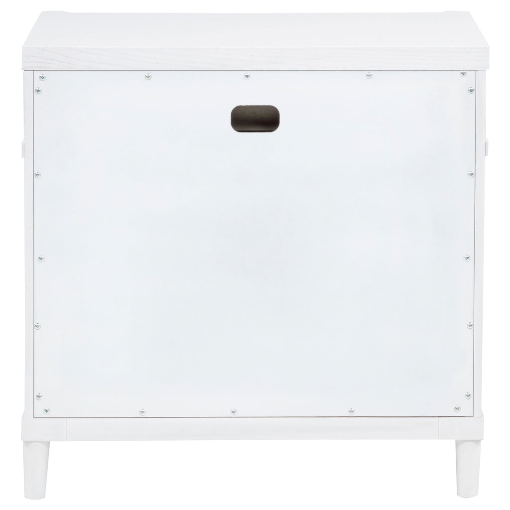 Gracemont 3-drawer Bedroom Nightstand Bedside Table White