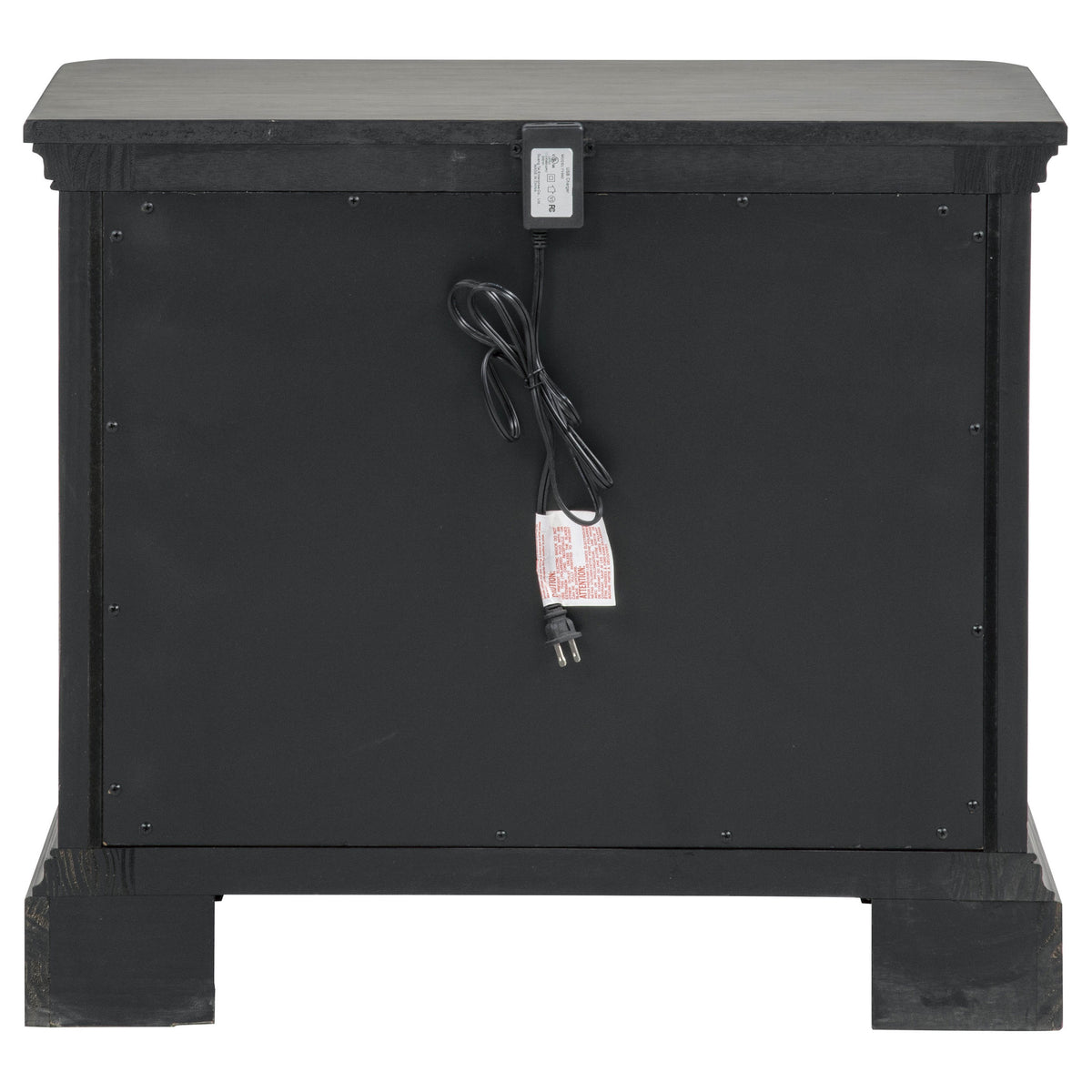 Cresswell 3-drawer Nightstand Bedside Table Weathered Taupe