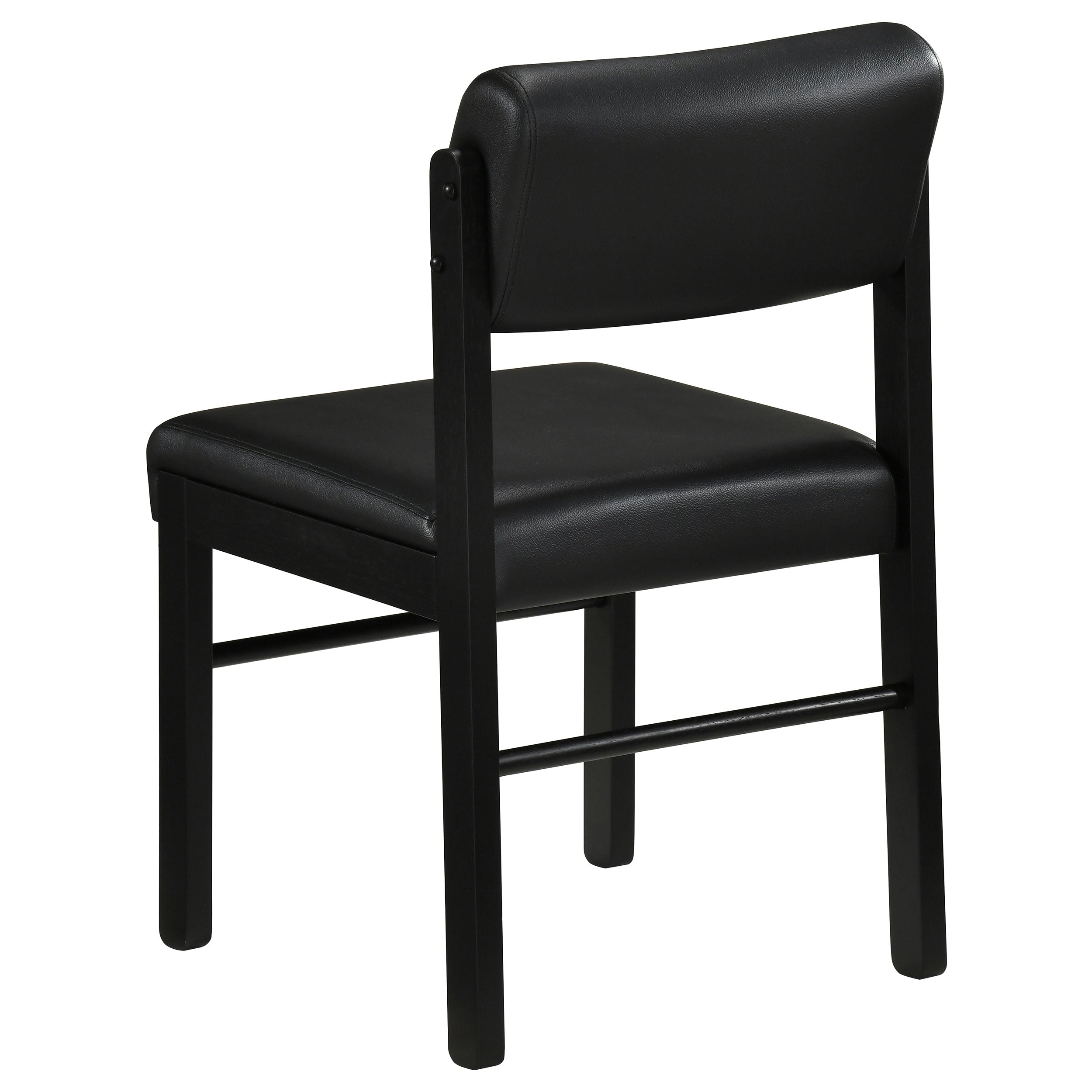 Hamlyn 5-piece Round Wood Dining Set Black